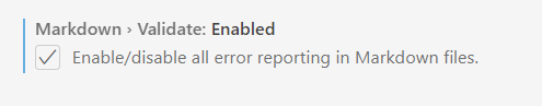 markdown validate