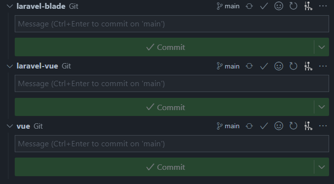 nested git repositories